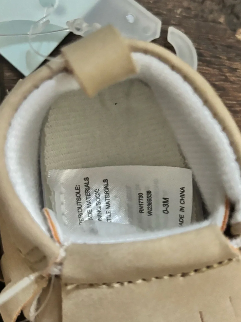 OshKosh B'gosh Toddler Cream Fringe Moccasins